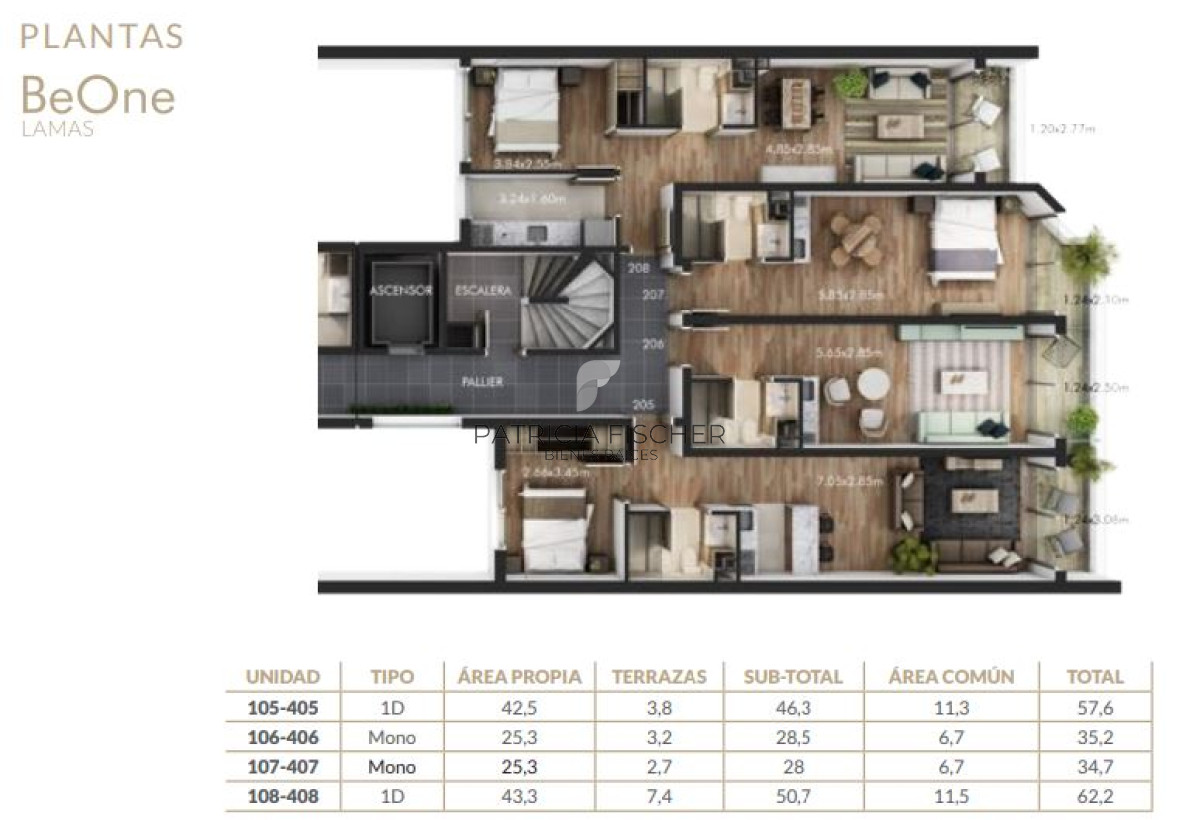 Apartamento ID.12 - Inversión Inteligente Venta Ap.Pocitos CON RENTA 1D Terraza Amenities 