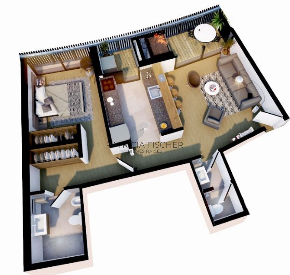 Apartamento ID.111 - Naturaleza, diseño e inversión - Venta Ap.Carrasco Norte 1D 2B Suite Terraza con parrillero cochera y baulera Amenities 