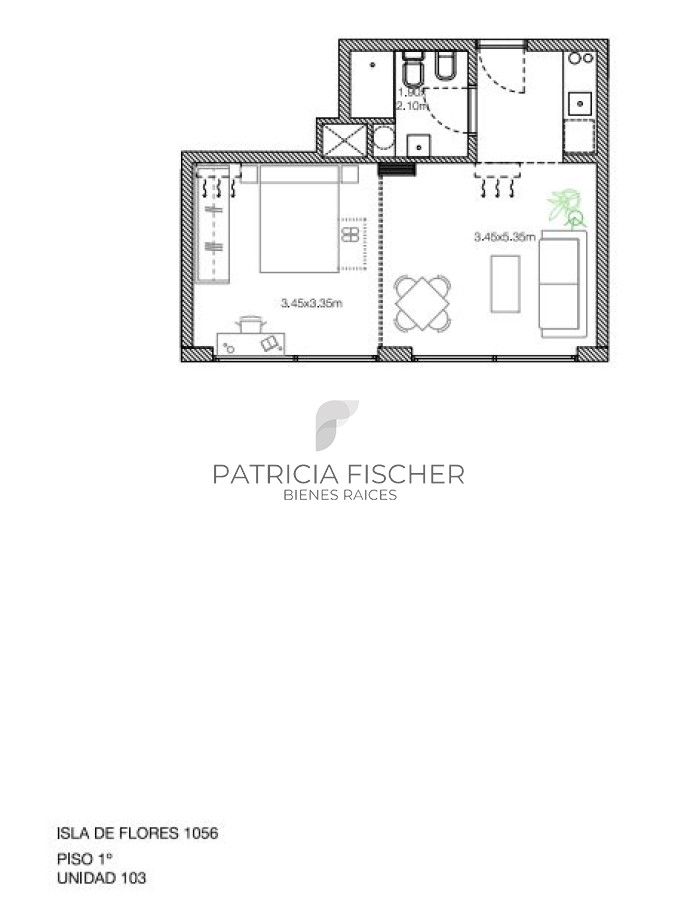 Apartamento ID.22 - Diseño - Venta Ap.Palermo 1D Amenities LEY ANV