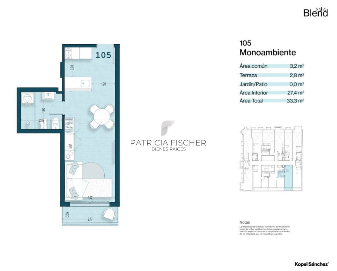Apartamento ID.114 - Vivi Palermo - Venta Ap.Monoambiente Terraza Amenities Ley ANV 