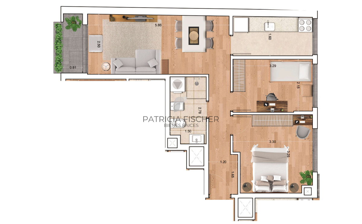 Apartamento ID.127 - Un barrio unico - Venta Ap.Cordón 2D 1B frente terraza Amenities Ley ANV