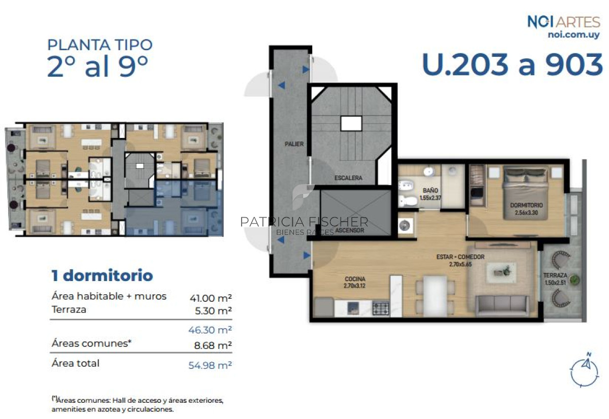 Apartamento ID.35 - Rentabilidad - Venta Ap.Centro 1 Dormitorio Amenities Ley ANV