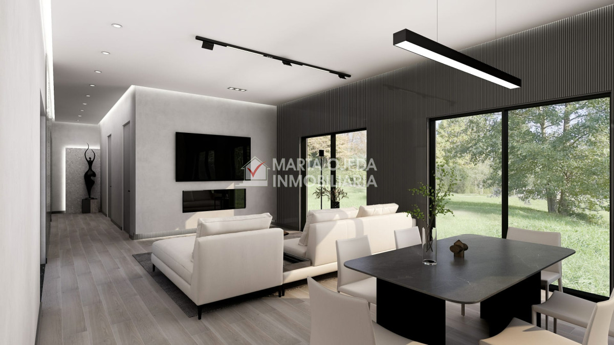 Casa ID.40824 - Casa a estrenar por Laguna del Sauce. Sistema tradicional con bloque celular (térmico). 3 dormitorios,  2 baños.