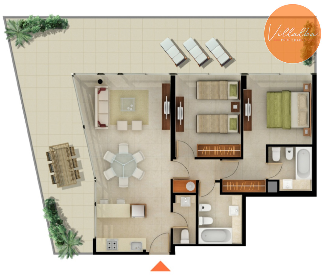 Apartamento ID.3075 - Penthouse en venta sobre Roosevelt. Con vistas inigualables de la ciudad y la playa.