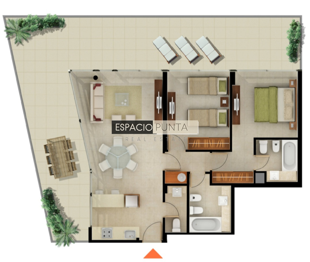 Apartamento ID.264 - Penthouse en venta sobre Roosevelt. Con vistas inigualables de la ciudad y la playa.
