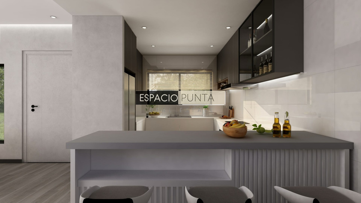 Casa ID.186 - Casa a estrenar por Laguna del Sauce. Sistema tradicional con bloque celular (térmico). 3 dormitorios,  2 baños.