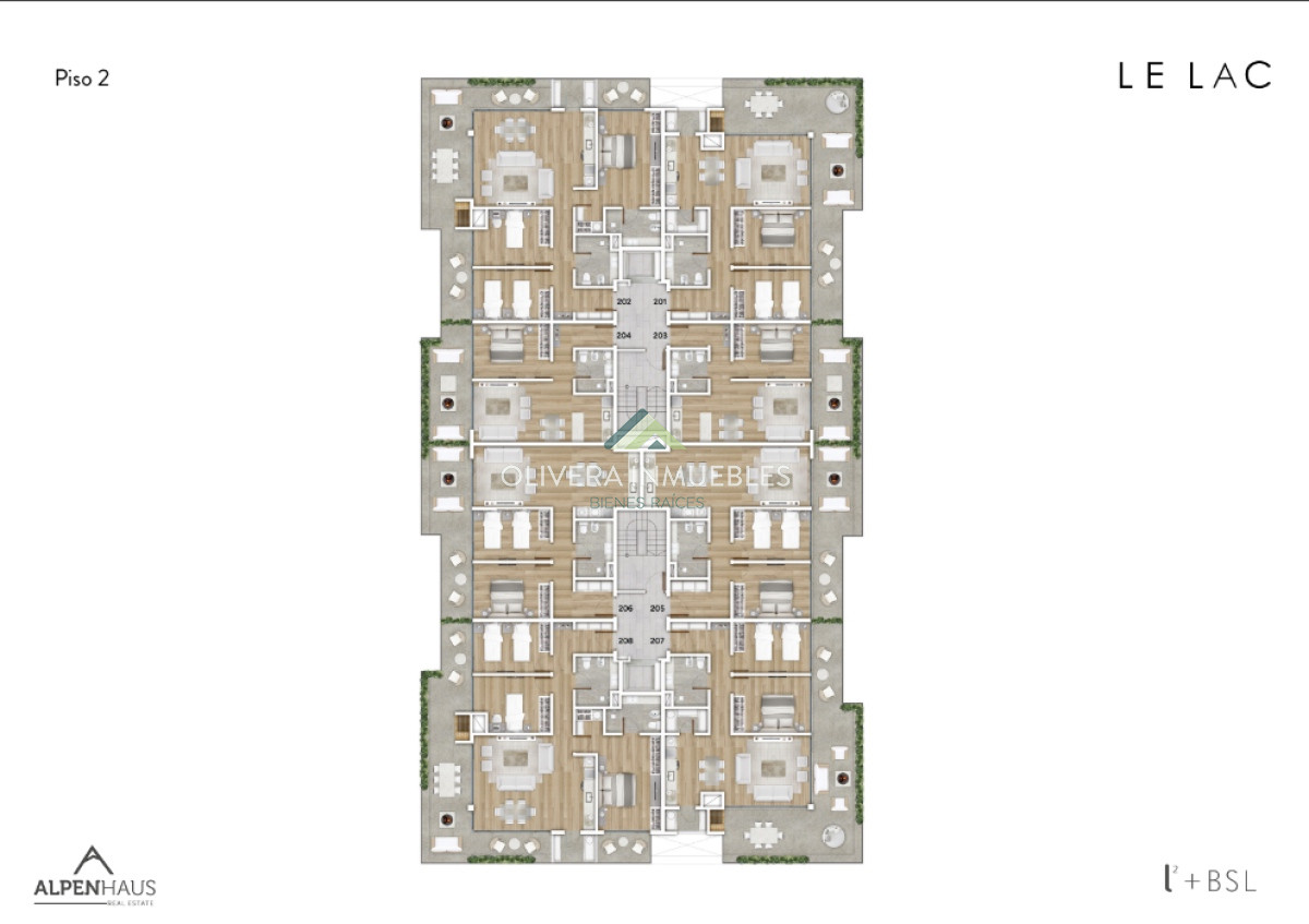 Apartamento ID.12608 - Apartamento en venta de 2 dormitorios en edificio Le Lac