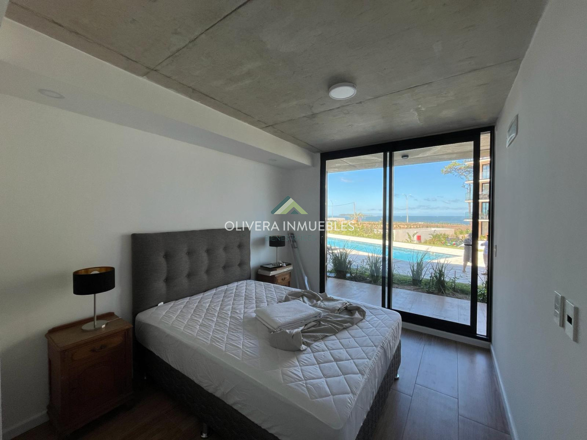 Apartamento ID.11435 - Apartamento en venta, alquiler anual o alquiler de verano  de 2 dormitorio en Playa Mansa, Punta del Este