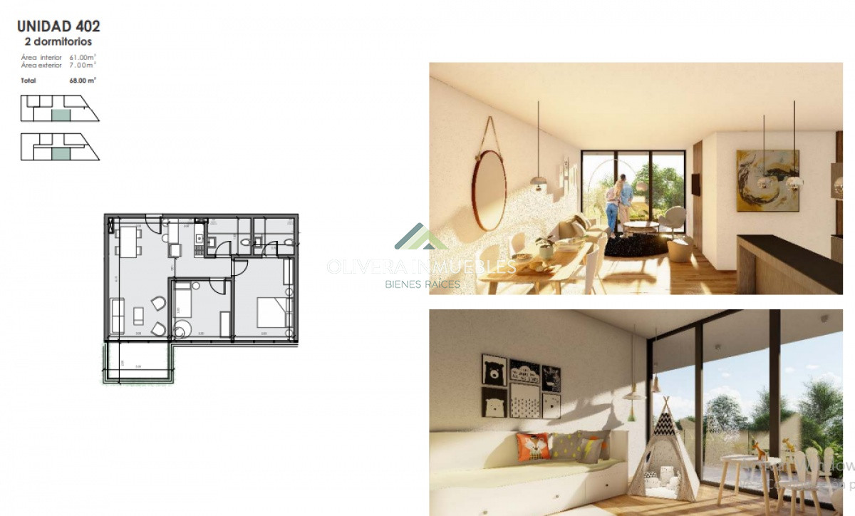 Apartamento ID.9415 - Apartamento en venta de 2 dormitorios