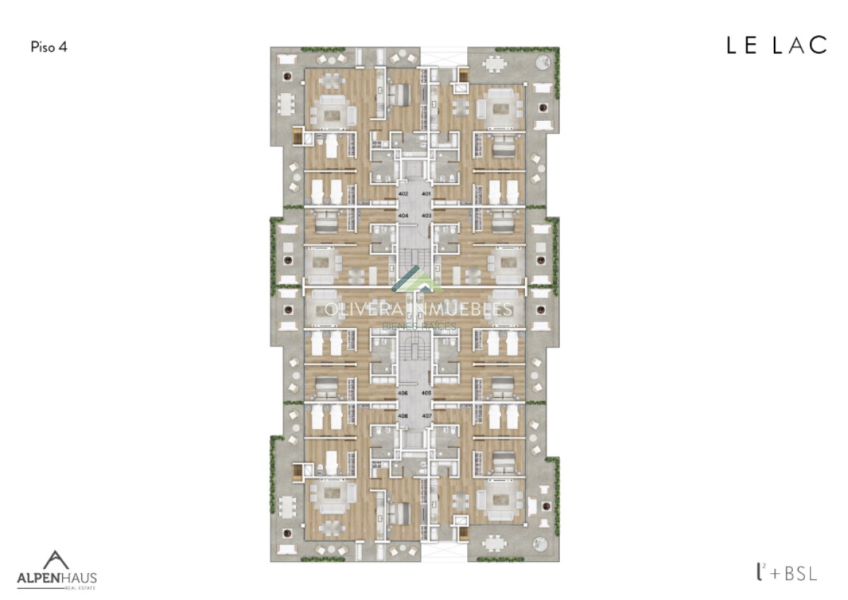 Apartamento ID.12611 - Apartamento en venta de 3 dormitorios en edificio Le Lac