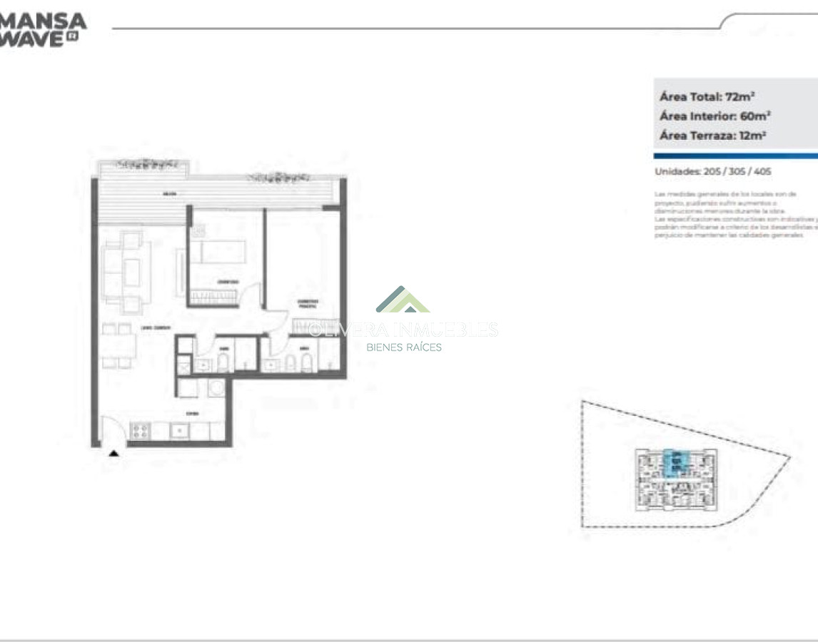 Apartamento ID.11441 - Exclusivo lanzamiento Mansa Wave-Playa Mansa