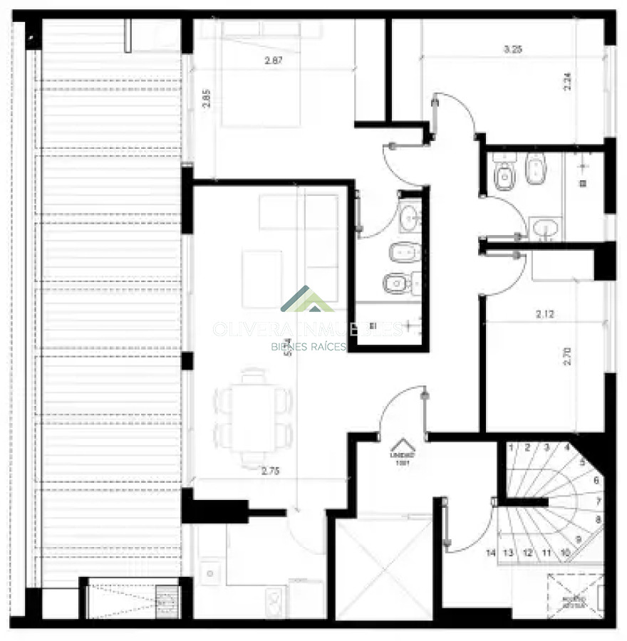 Apartamento ID.10866 - Apartamento de 3 dormitorios en Cordón