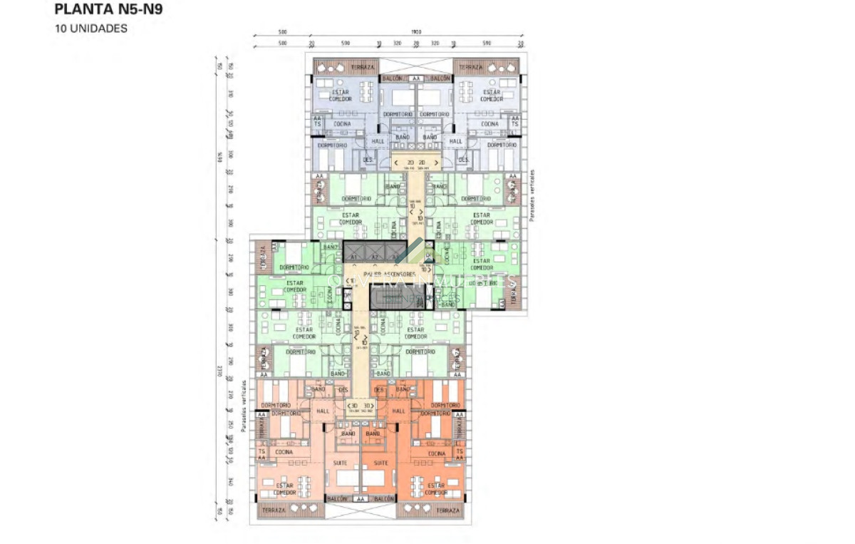 Apartamento ID.12597 - Apartamento en venta de 2 dormitorios en edificio Bellevue