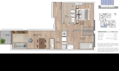 Venta apartamento de 2 dormitorio - La Blanqueada - ENTREGA Cuarto Trimestre 2022