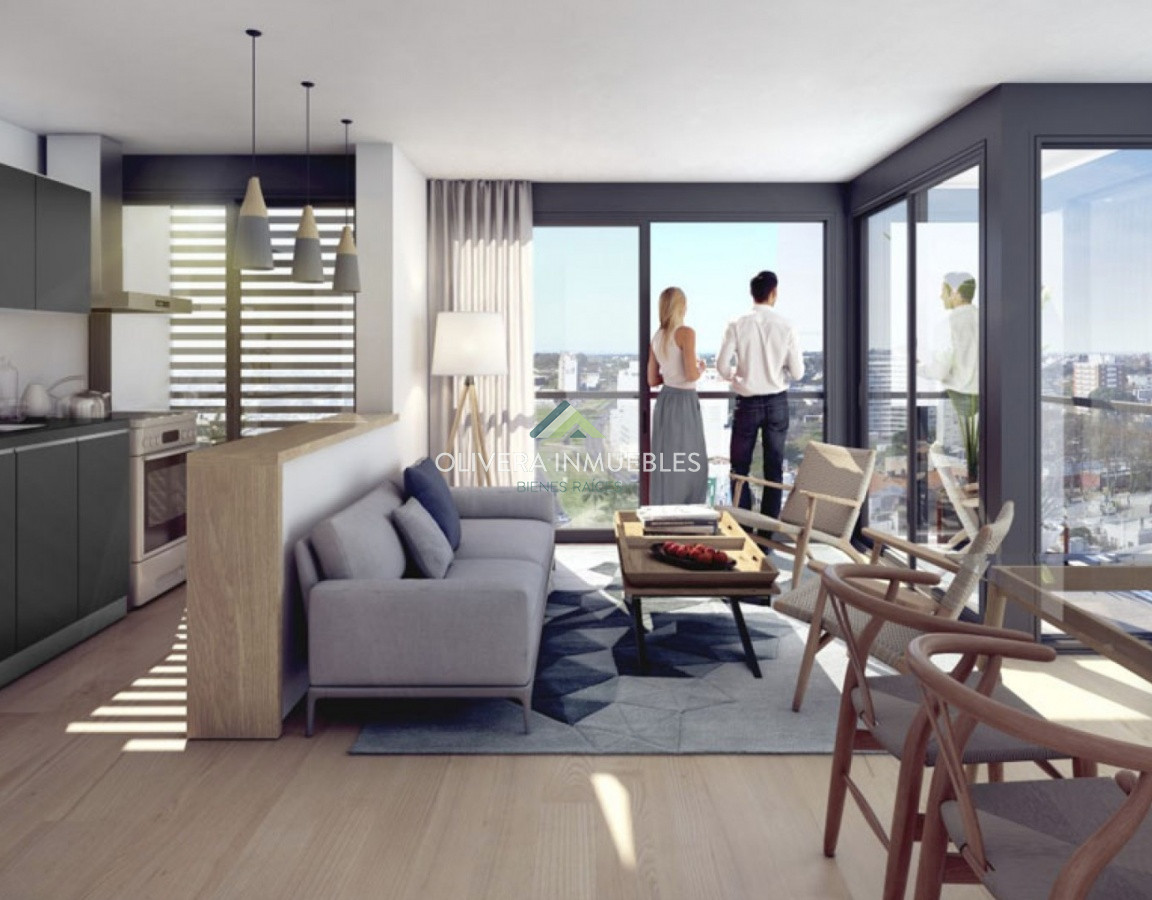 Apartamento ID.7577 - Venta Monoambiente en Malvin a estrenar y varios amenities.
