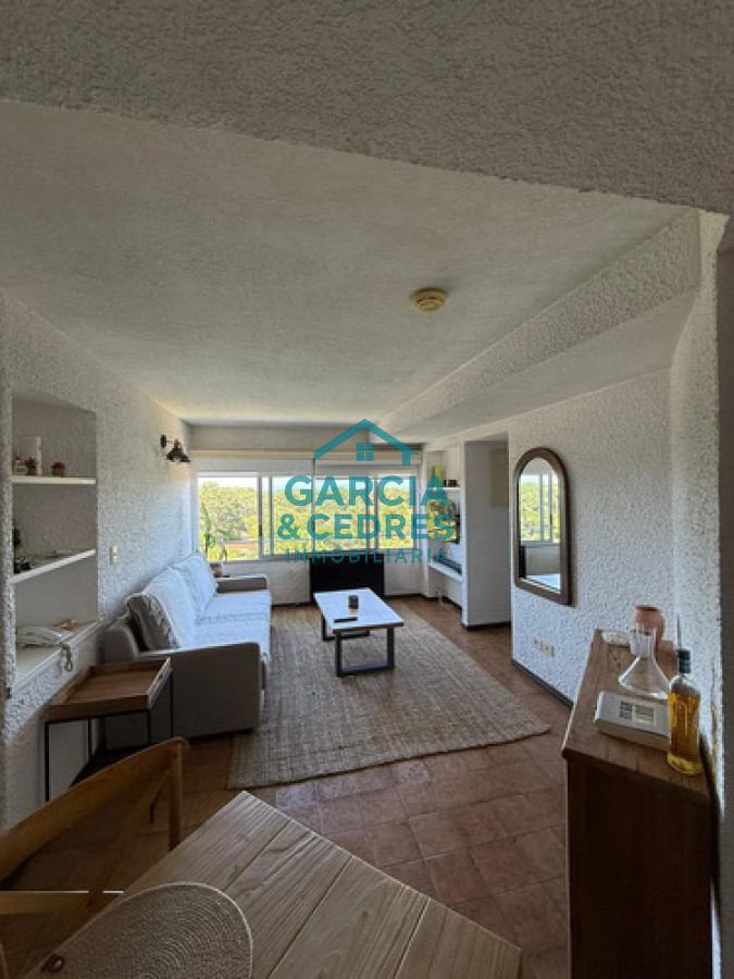 Apartamento ID.330 - Alquiler anual en apartamento amoblado de 1 dormitorio con piscina, Punta Del Este.