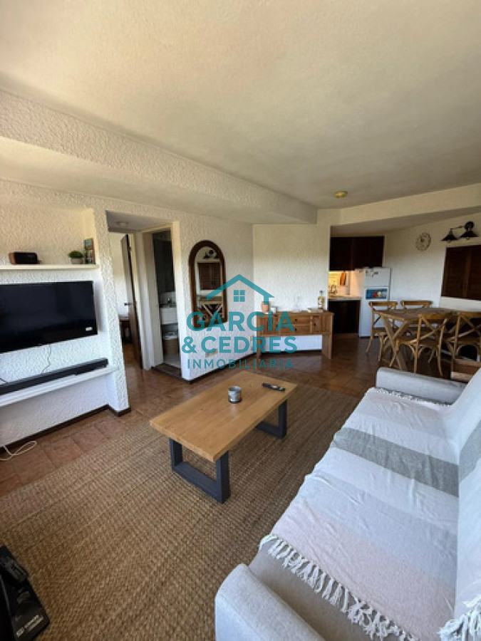 Apartamento ID.330 - Alquiler anual en apartamento amoblado de 1 dormitorio con piscina, Punta Del Este.