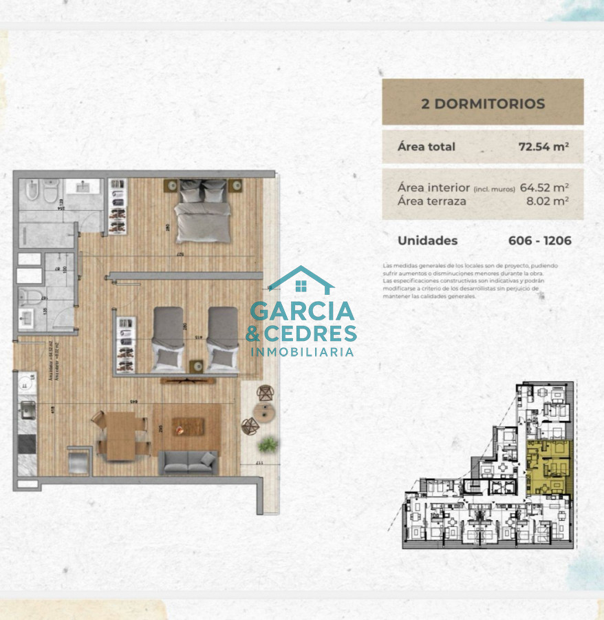 Apartamento ID.473 - Mansa Tower Apto 2 dormitorios y 2 baños