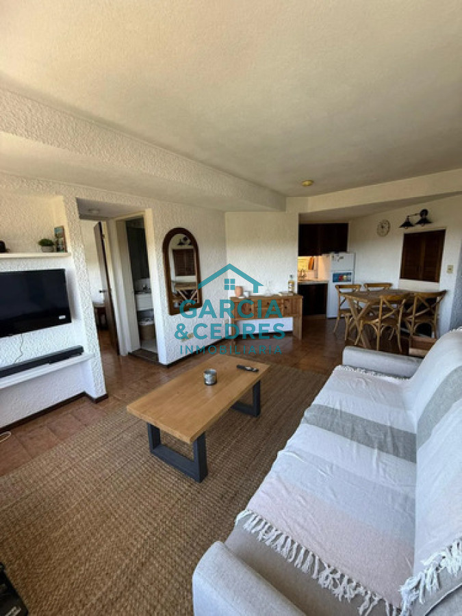 Apartamento ID.330 - Alquiler anual en apartamento amoblado de 1 dormitorio con piscina, Punta Del Este.