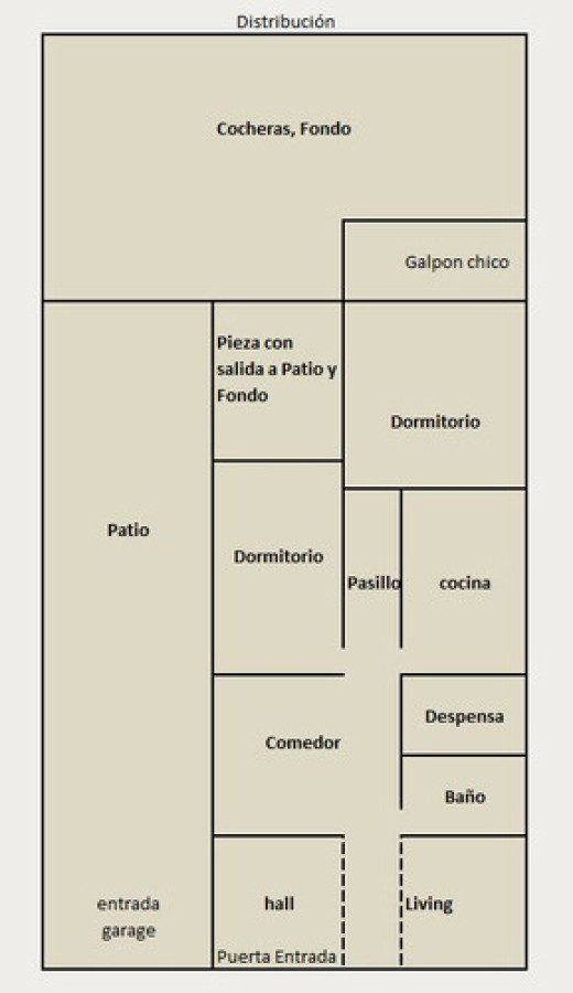 Casa ID.428 - Se Vende Casa 2 Dormitorios en Prado