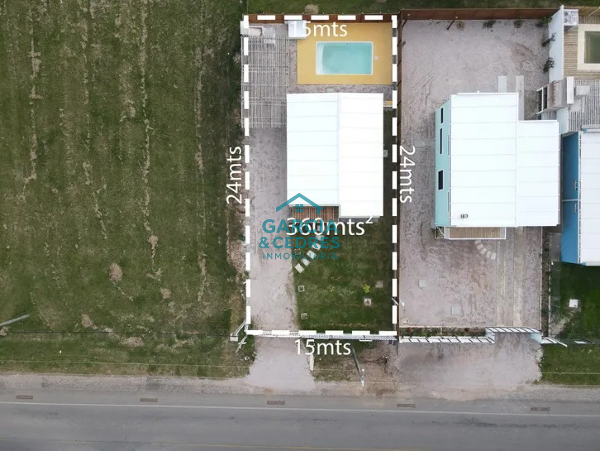 Casa ID.38 - Oportunidad en Las Flores a solo 200 mts de la playa . Casa A estrenar con piscina de 2 dormitorios y un baño 