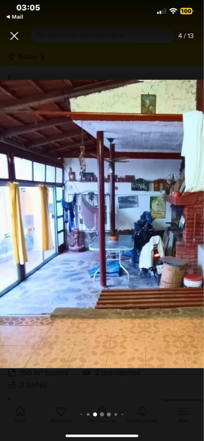 Casa ID.252 - Venta De Cómoda Casa Con Garaje,en Una Planta. En Buceo. Varias Lineas De Bus Cerca.