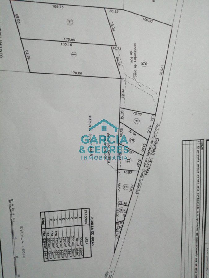 Chacra ID.696 - SE VENDE CASA EN ZONA PASO DE LAS CANTERAS GARZON
