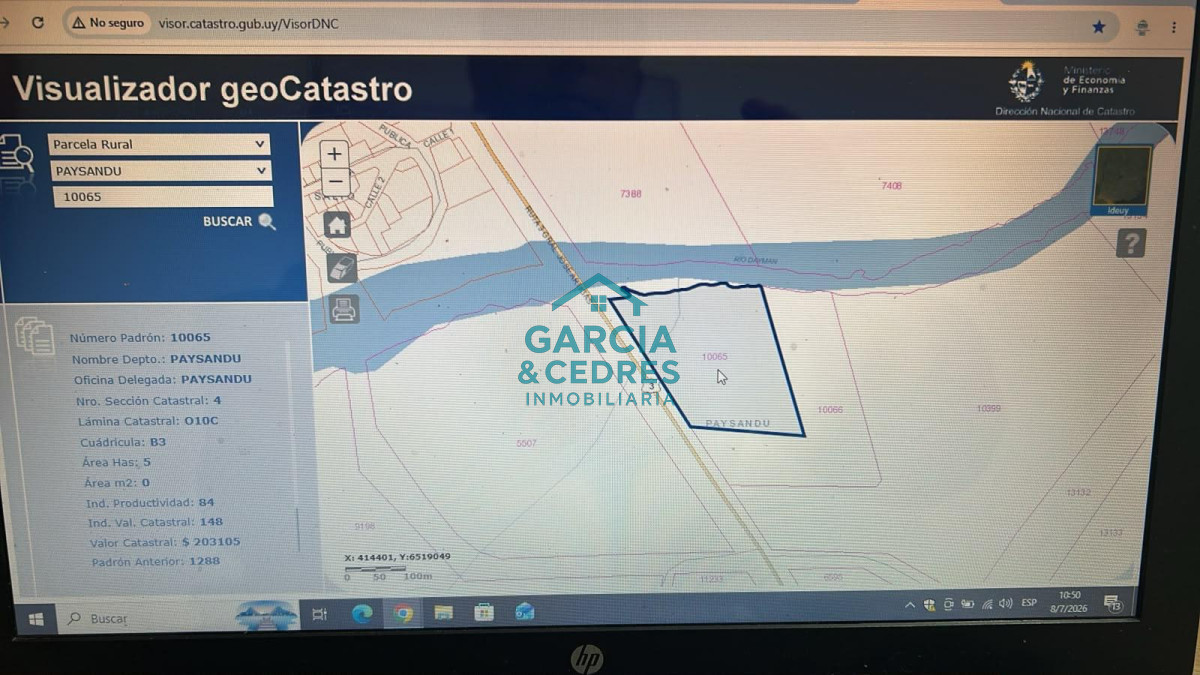 Chacra ID.903 - OPORTUNIDAD DE INVERSIÓN ÚNICA EN PAYSANDÚ