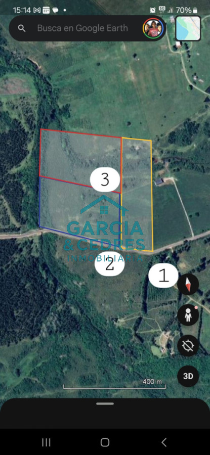 Chacra ID.123 - Excelente Oportunidad Venta de Chacras de 5 has en camino a la Nativa a U$S 74.000 