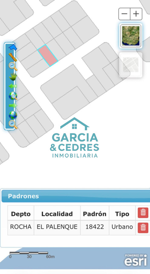 Terreno ID.261 - Terreno a metros del mar en Balneario El Palenque - Rocha 