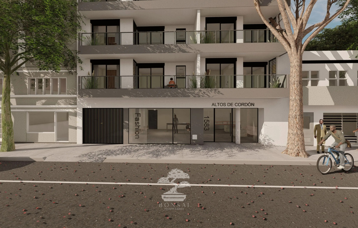 Apartamento ID.344 - Venta Apartamento a estrenar 2 Dormitorios con amplia terraza Cordón Montevideo B
