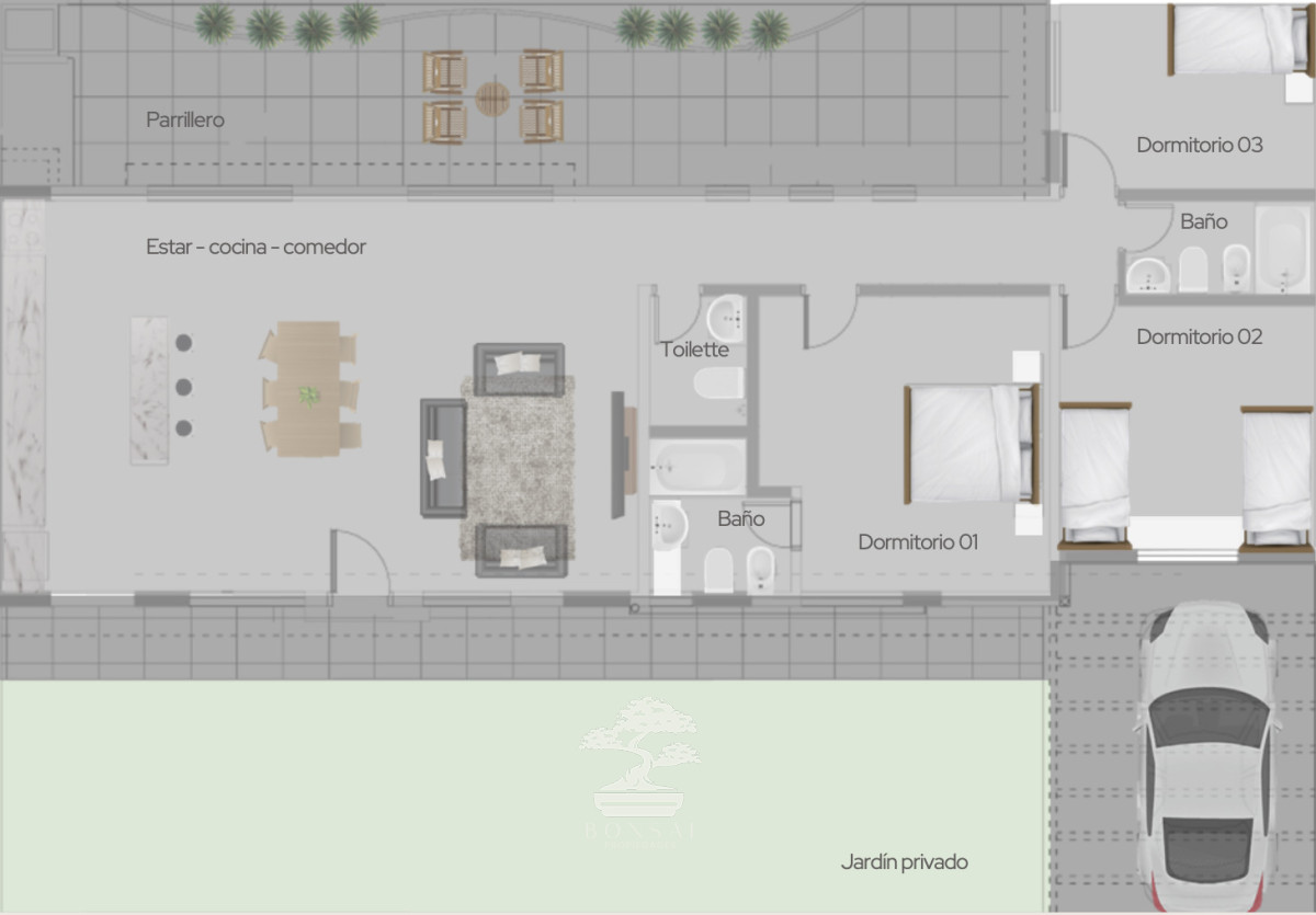Casa ID.970 - Venta Casa 3 dormitorios a estrenar Ciudad de la costa E