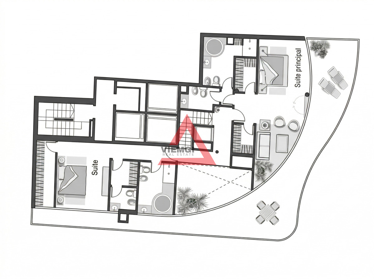 Apartamento ID.52 - Phenthouse en venta 4 dormitorios en Torre Aquarela - Playa Mansa, Punta del Este 