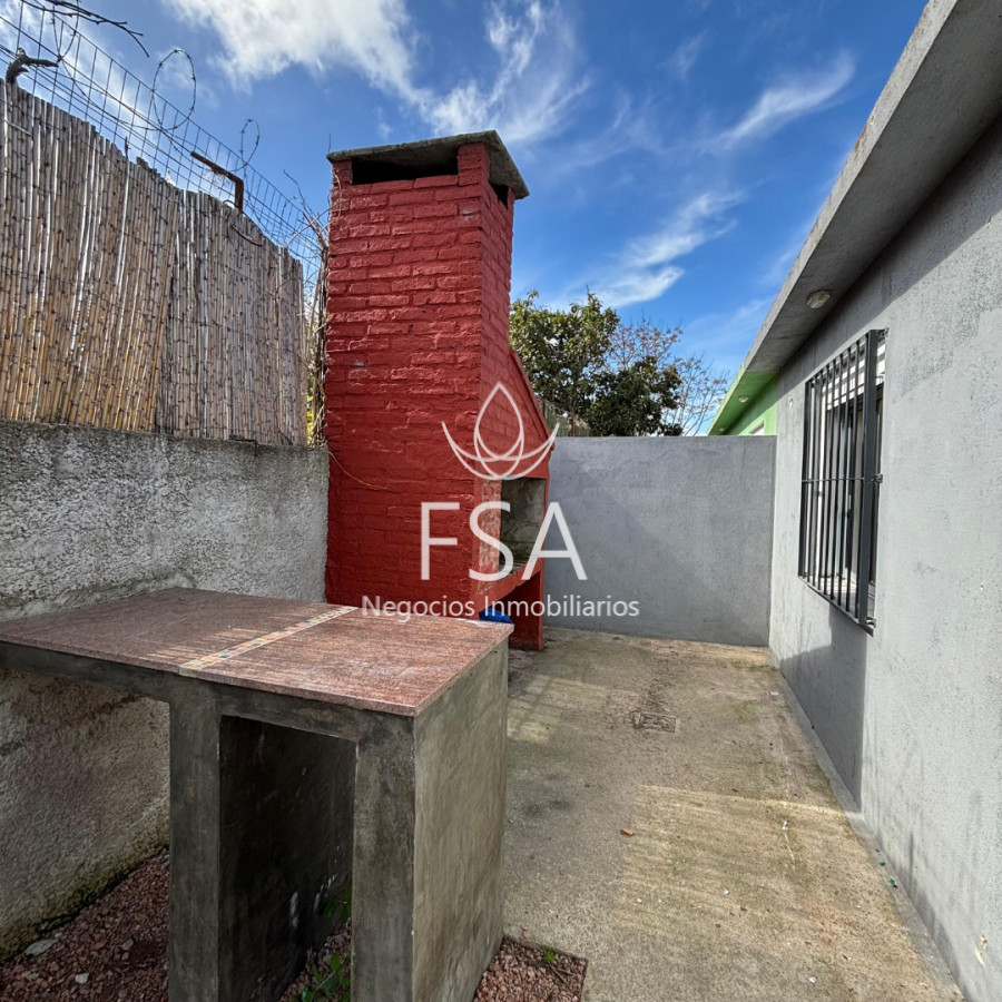 Apartamento ID.353 - Alquiler Apartamento 1 Dormitorio Fondo Con Parrillero Estufa alto rendimiento Lomas de Solymar Sur Canelones F