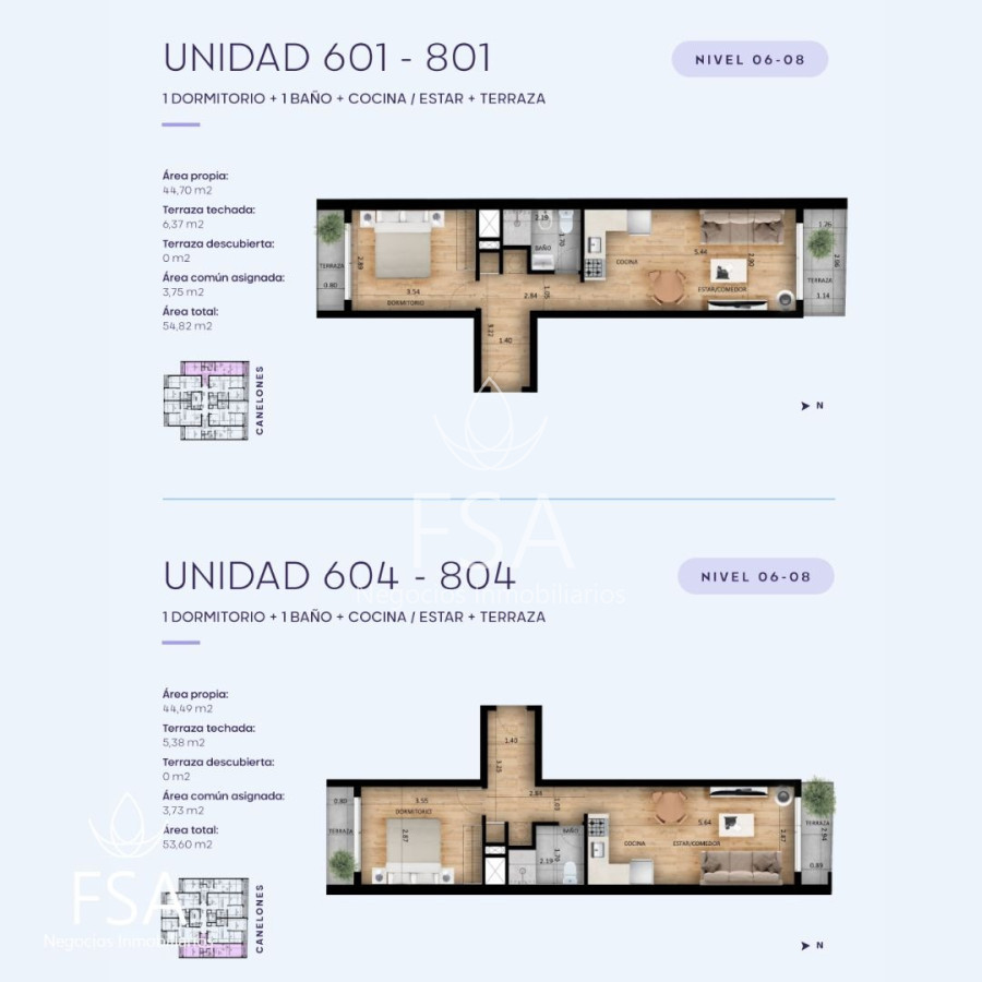 Apartamento ID.43 - Venta Apartamento 1 Dormitorio En Pozo Cordon Sur Montevideo St