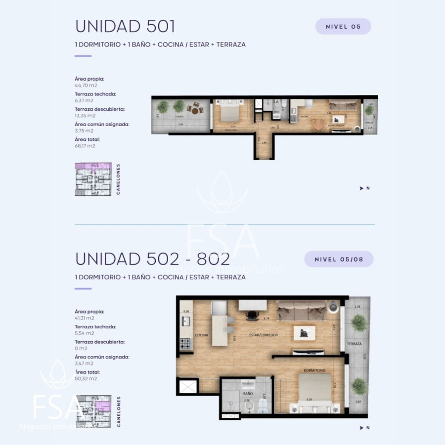 Apartamento ID.47 - Venta Apartamento Monoambiente En Pozo Cordón Sur Montevideo St St