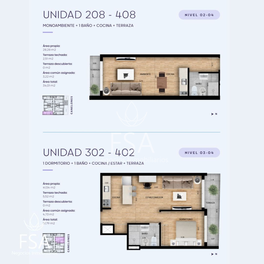 Apartamento ID.47 - Venta Apartamento Monoambiente En Pozo Cordón Sur Montevideo St St