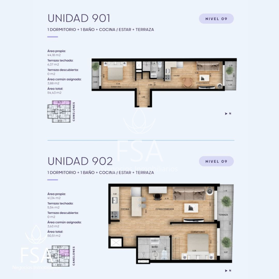 Apartamento ID.47 - Venta Apartamento Monoambiente En Pozo Cordón Sur Montevideo St St