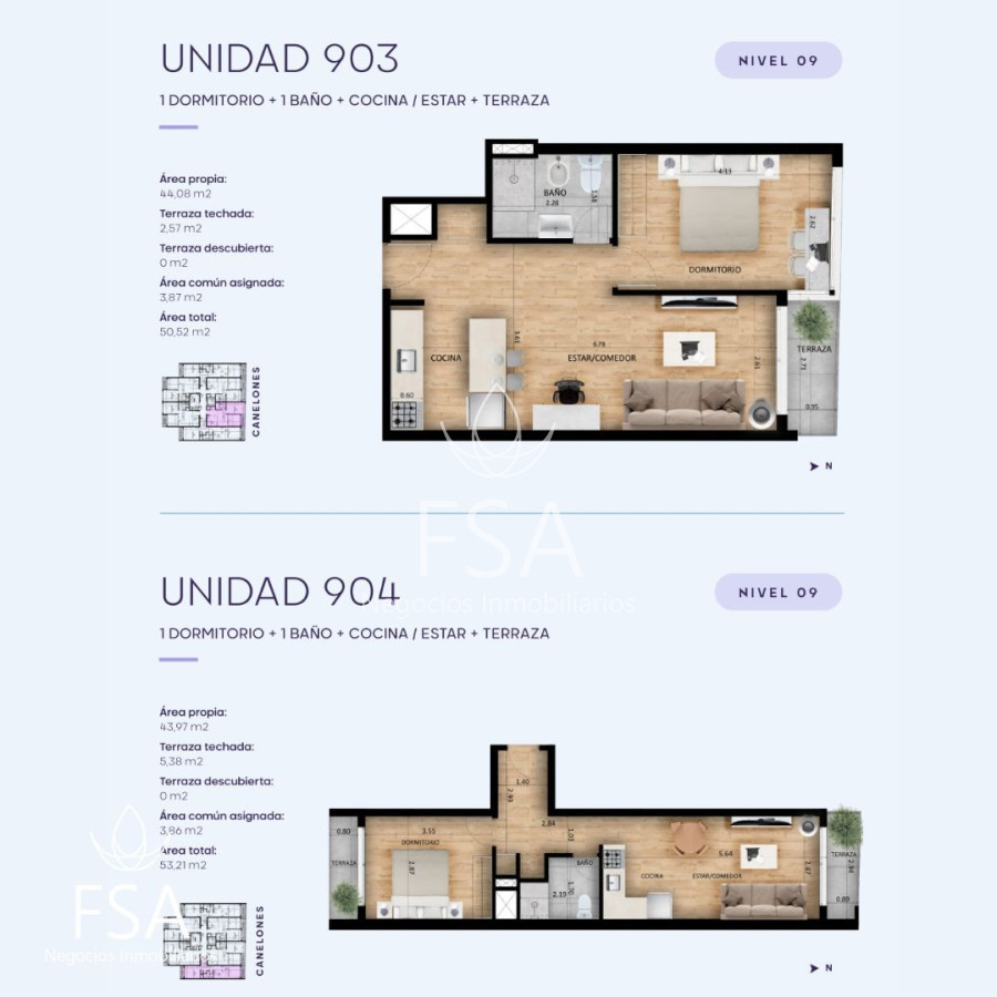 Apartamento ID.47 - Venta Apartamento Monoambiente En Pozo Cordón Sur Montevideo St St