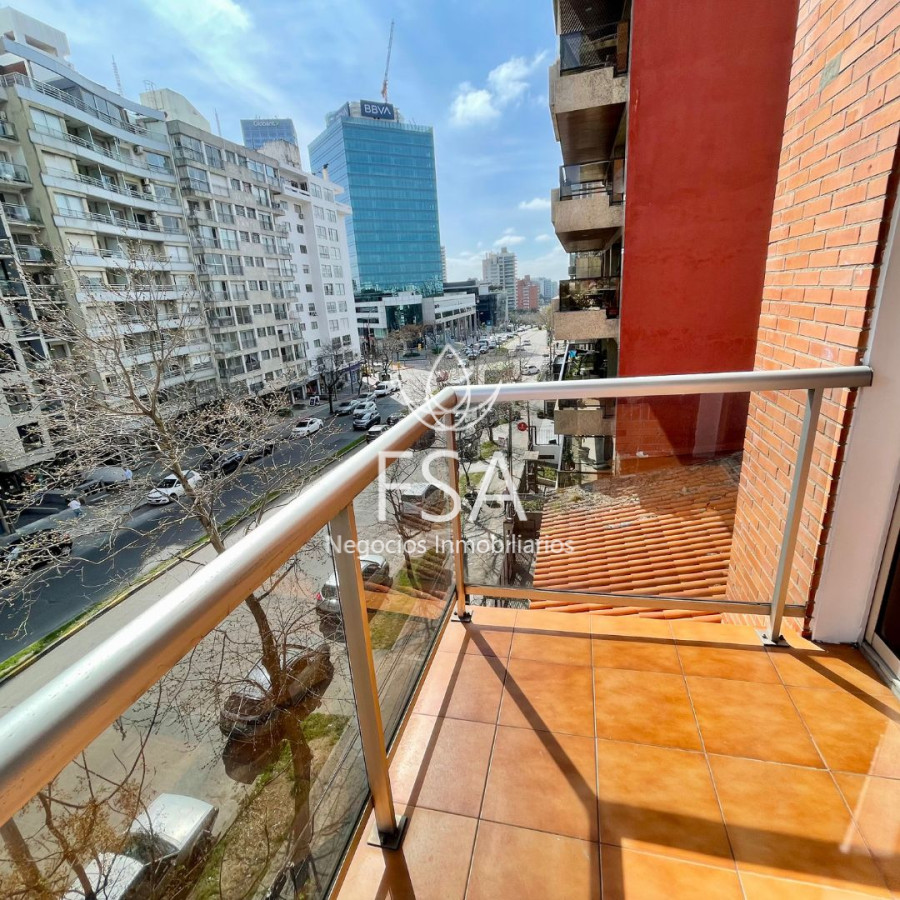 Apartamento ID.364 - Alquiler Apartamento Monoambiente Balcón al Frente Pocitos Montevideo St