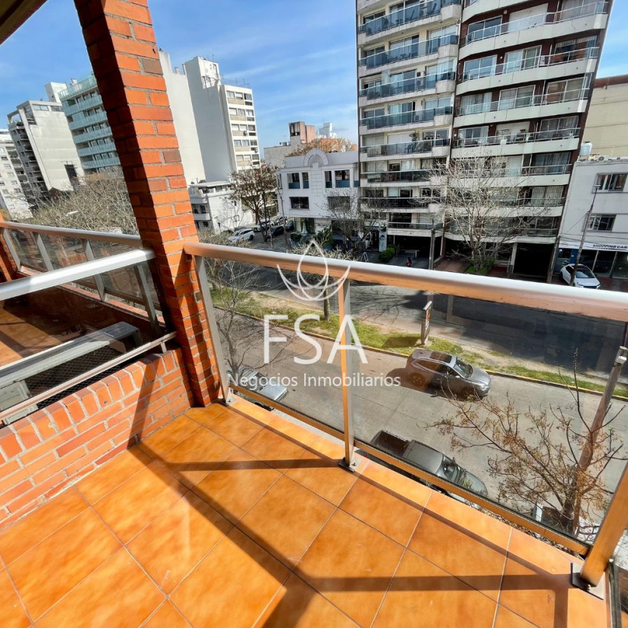 Apartamento ID.364 - Alquiler Apartamento Monoambiente Balcón al Frente Pocitos Montevideo St