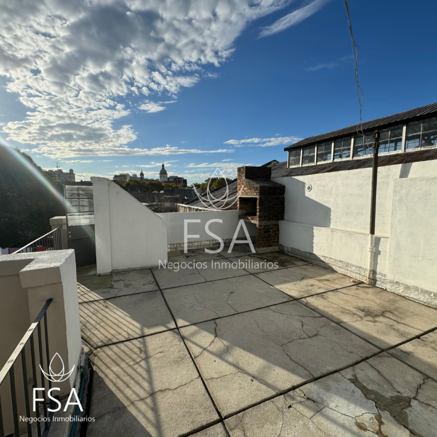 Apartamento ID.280 - Alquiler Apartamento 1 Dormitorio + Estudio Azotea Exclusiva Parrillero Aguada Montevideo E