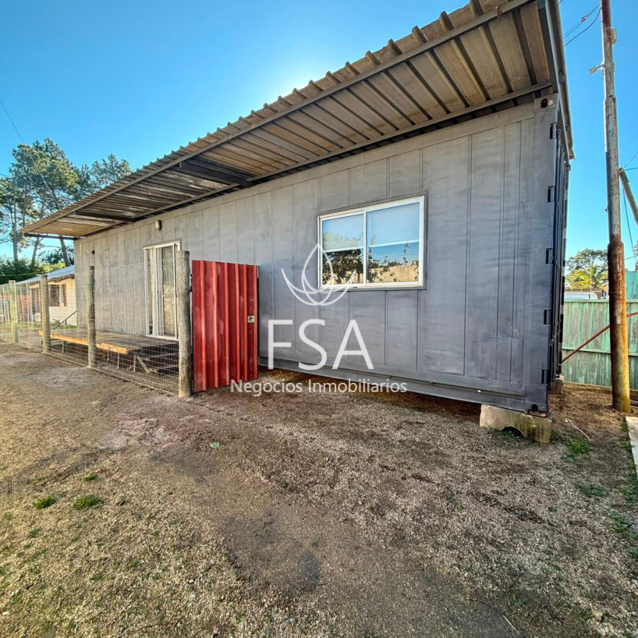 Casa ID.504 - Alquiler Casa contenedor Ingreso para auto Patio privado 1 Dormitorio Pinar Norte FM