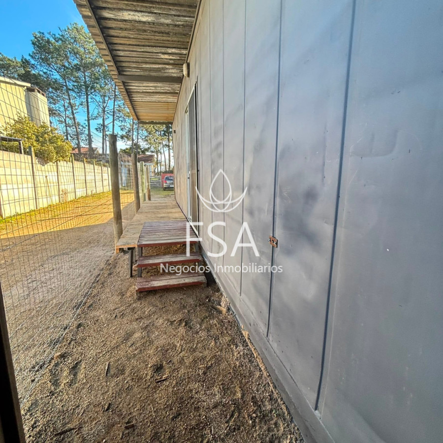 Casa ID.504 - Alquiler Casa contenedor Ingreso para auto Patio privado 1 Dormitorio Pinar Norte FM