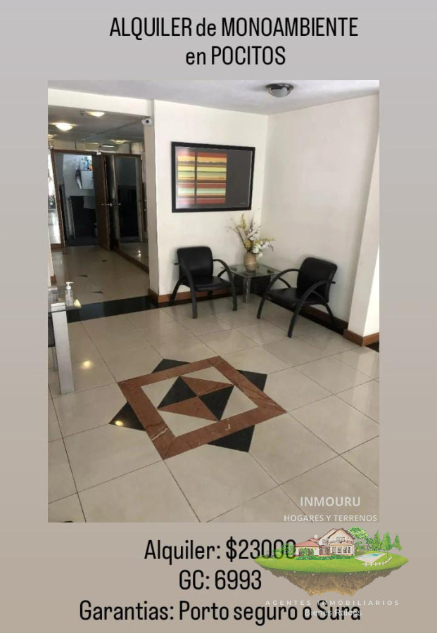 Apartamento ID.716 - ALQUILER de MONOAMBIENTE en POCITOS 