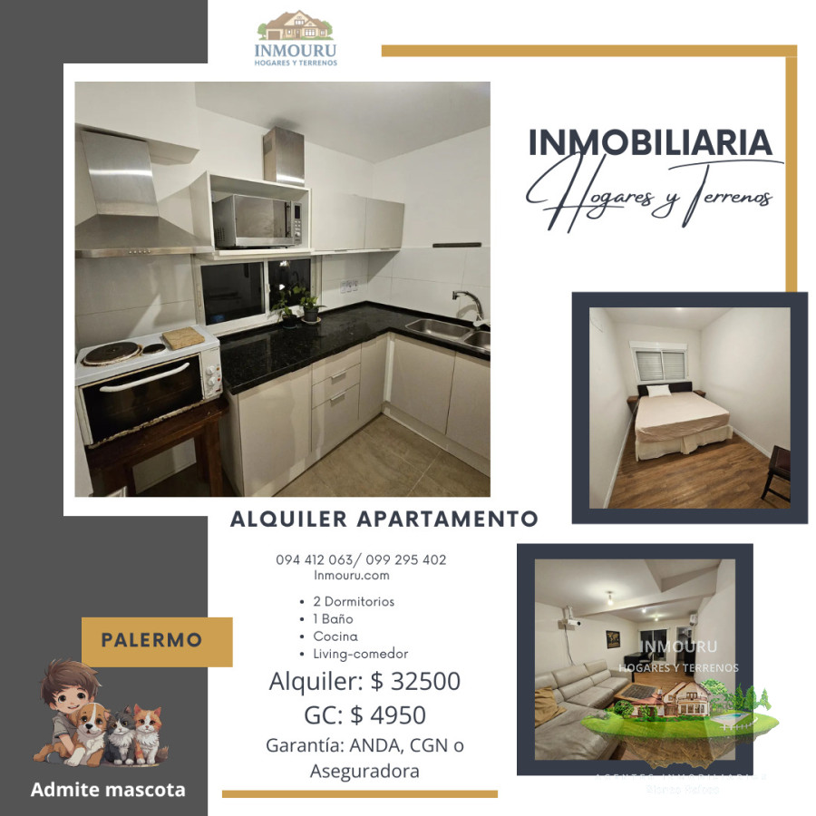 Apartamento ID.2281 - ALQUILER de apartamento en PALERMO