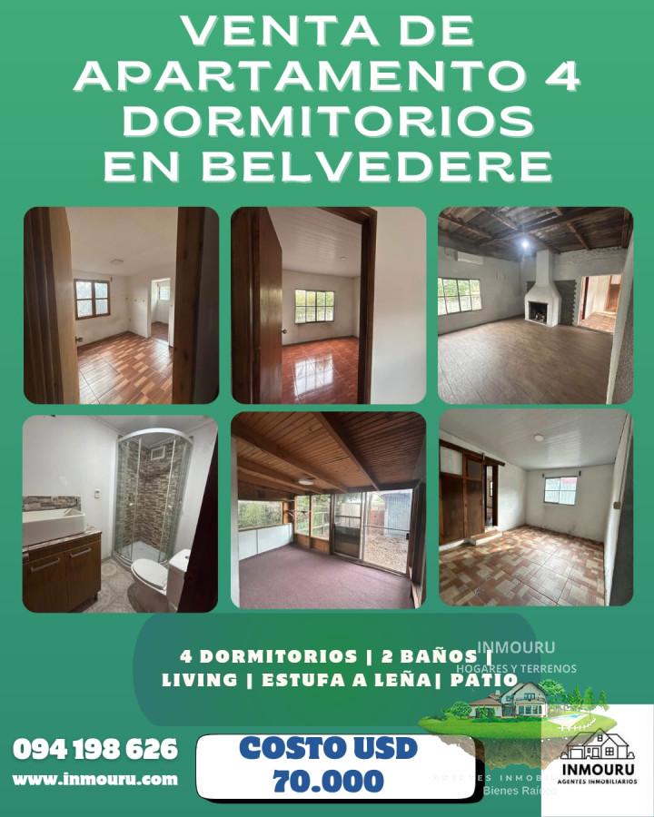Apartamento ID.1300 - Venta de apartamento en Belvedere