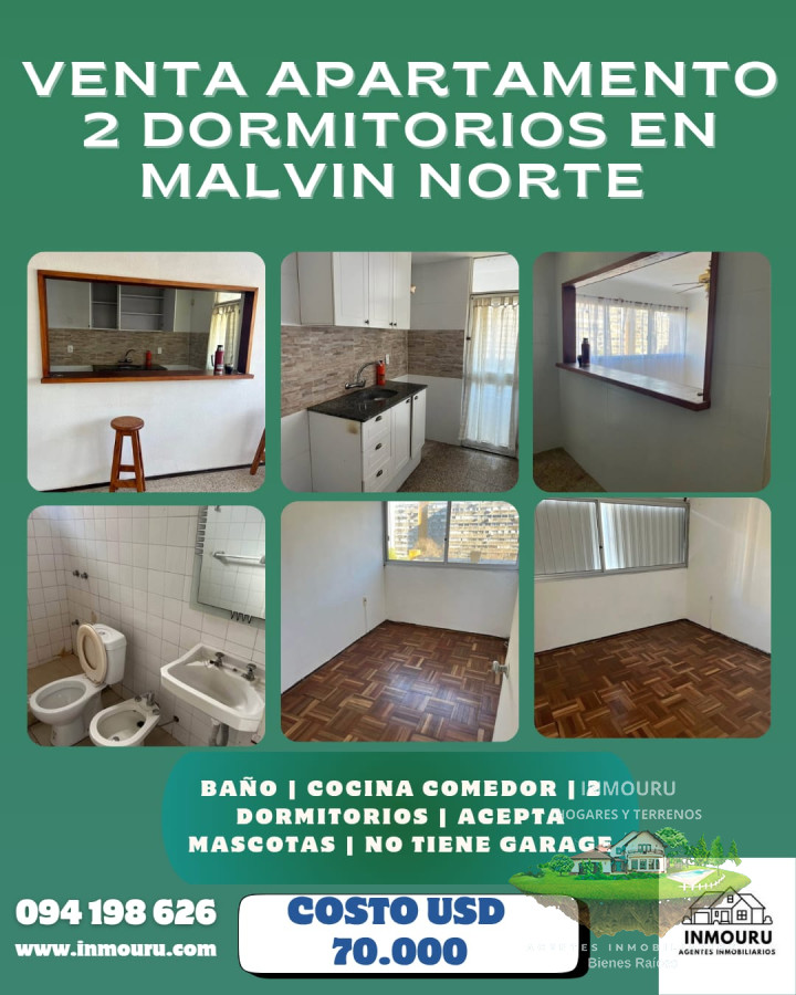 Apartamento ID.1234 - Venta de apartamento en Malvin Norte  