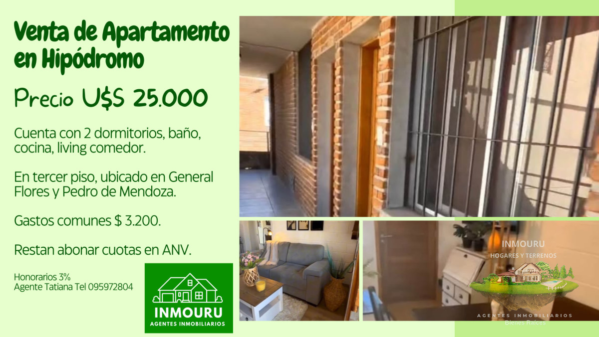 Apartamento ID.2127 - Venta de Apartamento en Hipódromo de Maroñas