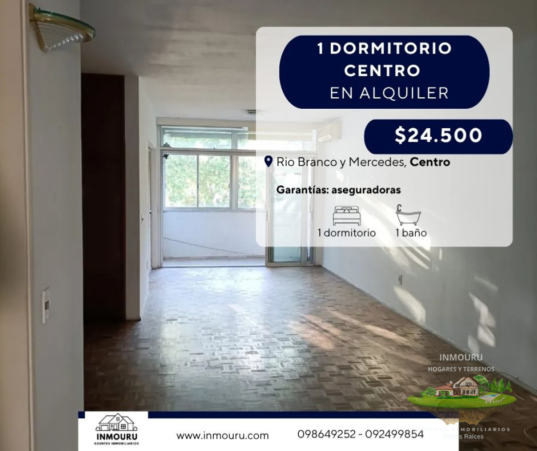 Apartamento ID.1612 - Se alquila en el Centro, apartamento 1 dormitorio
